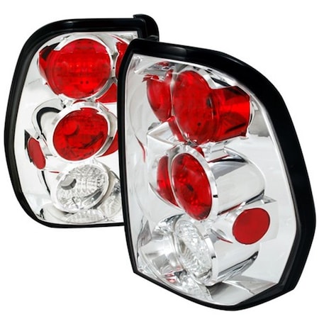 Overtime Altezza Tail Light for 02 to 09 Chevrolet Trailblazer Chrome - 12 x 14 x 22 in. OV3193583